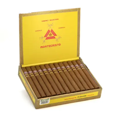 Montecristo Churchills Anejados Box Of 25 1