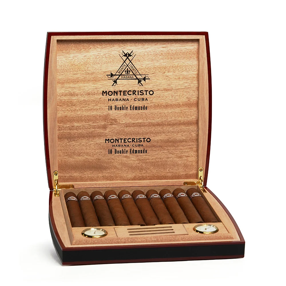Montecristo Double Edmundo Travel Humidor 2018 Box Of 10 1