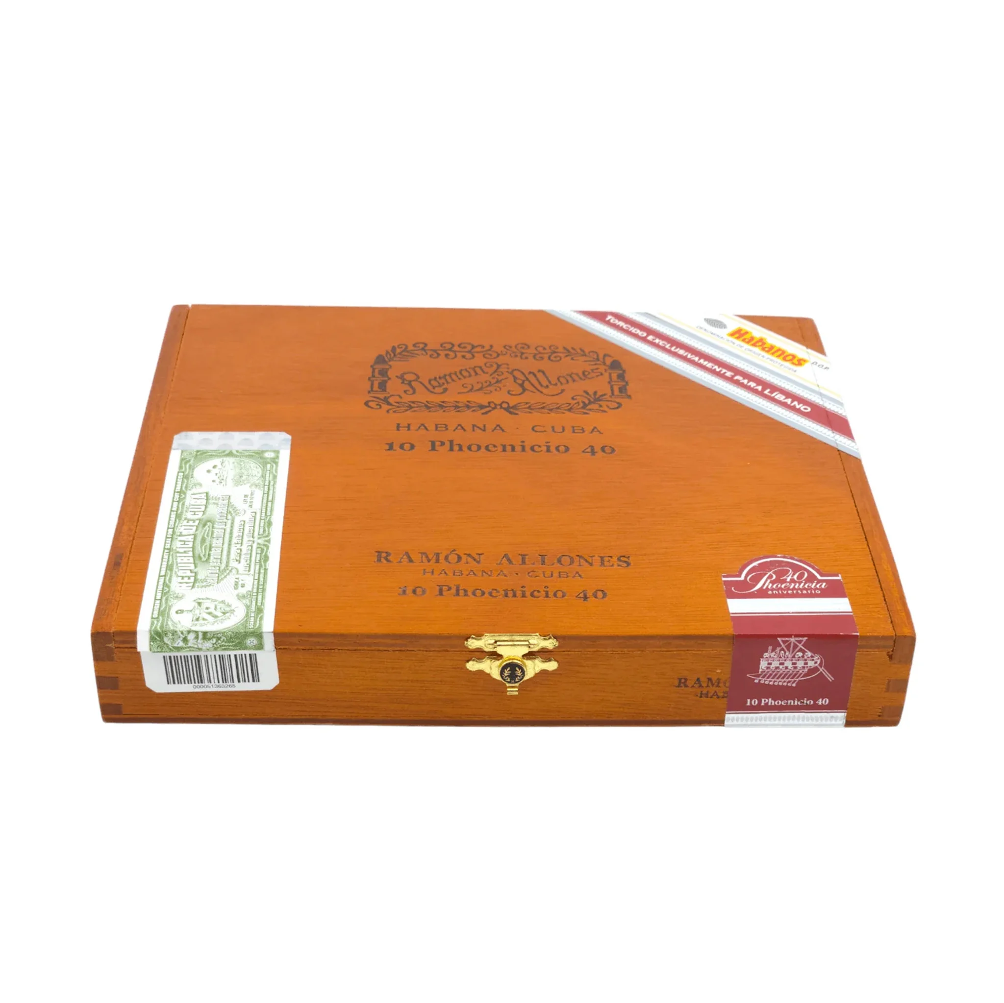 Ramon Allones Phoenicio 40th Anniversary Libano 2019 Regional Edition Box Of 10 2